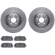 Purchase Top-Quality DYNAMIC FRICTION COMPANY - 6302-73092 - Front Disc Brake Kit pa1