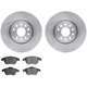 Purchase Top-Quality DYNAMIC FRICTION COMPANY - 6302-74080 - Front Disc Brake Kit pa1