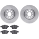 Purchase Top-Quality DYNAMIC FRICTION COMPANY - 6302-74082 - Front Disc Brake Kit pa1