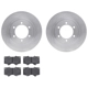 Purchase Top-Quality DYNAMIC FRICTION COMPANY - 6302-76009 - Front Disc Brake Kit pa1