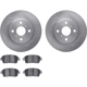 Purchase Top-Quality Front Disc Brake Kit by DYNAMIC FRICTION COMPANY - 6302-76121 pa1