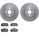 Purchase Top-Quality DYNAMIC FRICTION COMPANY - 6302-76176 - Front Disc Brake Kit pa1