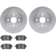 Purchase Top-Quality DYNAMIC FRICTION COMPANY - 6302-91002 - Front Disc Brake Kit pa1