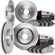 Purchase Top-Quality DYNAMIC FRICTION COMPANY - 6304-21020 - 3000-Series Ceramic Brake Pads Kit pa1