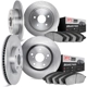 Purchase Top-Quality DYNAMIC FRICTION COMPANY - 6304-59060 - Front Disc Brake Kit pa1
