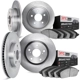 Purchase Top-Quality DYNAMIC FRICTION COMPANY - 6304-74035 - Brake Kit pa1