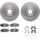 Purchase Top-Quality DYNAMIC FRICTION COMPANY - 6312-03042 - Front Disc Brake Kit pa2