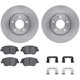 Purchase Top-Quality DYNAMIC FRICTION COMPANY - 6312-03065 - Front Disc Brake Kit pa1