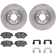 Purchase Top-Quality DYNAMIC FRICTION COMPANY - 6312-03065 - Front Disc Brake Kit pa4