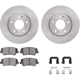 Purchase Top-Quality DYNAMIC FRICTION COMPANY - 6312-03068 - Front Disc Brake Kit pa3