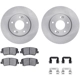 Purchase Top-Quality DYNAMIC FRICTION COMPANY - 6312-03069 - Front Disc Brake Kit pa1
