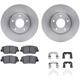 Purchase Top-Quality DYNAMIC FRICTION COMPANY - 6312-03084 - Front Disc Brake Kit pa1