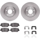 Purchase Top-Quality DYNAMIC FRICTION COMPANY - 6312-03084 - Front Disc Brake Kit pa2