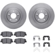 Purchase Top-Quality DYNAMIC FRICTION COMPANY - 6312-03085 - Front Disc Brake Kit pa1