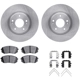 Purchase Top-Quality DYNAMIC FRICTION COMPANY - 6312-03091 - Front Disc Brake Kit pa1