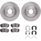 Purchase Top-Quality DYNAMIC FRICTION COMPANY - 6312-03091 - Front Disc Brake Kit pa5
