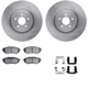 Purchase Top-Quality DYNAMIC FRICTION COMPANY - 6312-13037 - Front Disc Brake Kit pa1