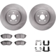 Purchase Top-Quality DYNAMIC FRICTION COMPANY - 6312-13037 - Front Disc Brake Kit pa2