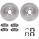 Purchase Top-Quality DYNAMIC FRICTION COMPANY - 6312-13051 - Front Disc Brake Kit pa5