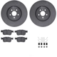 Purchase Top-Quality DYNAMIC FRICTION COMPANY - 6312-20031 - Front Disc Brake Kit pa1