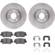 Purchase Top-Quality DYNAMIC FRICTION COMPANY - 6312-21039 - Front Disc Brake Kit pa5
