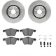 Purchase Top-Quality DYNAMIC FRICTION COMPANY - 6312-27055 - Front Disc Brake Kit pa4