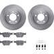 Purchase Top-Quality DYNAMIC FRICTION COMPANY - 6312-31020 - Front Disc Brake Kit pa1
