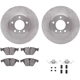 Purchase Top-Quality DYNAMIC FRICTION COMPANY - 6312-31092  - Front Disc Brake Kit pa5