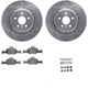 Purchase Top-Quality DYNAMIC FRICTION COMPANY - 6312-31140 - Front Disc Brake Kit pa1