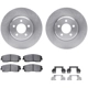 Purchase Top-Quality DYNAMIC FRICTION COMPANY - 6312-39033 - Front Disc Brake Kit pa1