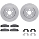 Purchase Top-Quality DYNAMIC FRICTION COMPANY - 6312-39038 - Front Disc Brake Kit pa1