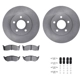 Purchase Top-Quality Front Disc Brake Kit by DYNAMIC FRICTION COMPANY - 6312-40064 pa2
