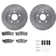 Purchase Top-Quality Front Disc Brake Kit by DYNAMIC FRICTION COMPANY - 6312-40064 pa3
