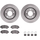 Purchase Top-Quality DYNAMIC FRICTION COMPANY - 6312-40079 - Front Disc Brake Kit pa2