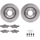 Purchase Top-Quality DYNAMIC FRICTION COMPANY - 6312-40080 - Front Disc Brake Kit pa2