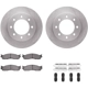 Purchase Top-Quality DYNAMIC FRICTION COMPANY - 6312-40088 - Front Disc Brake Kit pa4