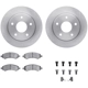 Purchase Top-Quality DYNAMIC FRICTION COMPANY - 6312-40093 - Front Disc Brake Kit pa1
