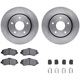 Purchase Top-Quality DYNAMIC FRICTION COMPANY - 6312-40094 - Front Disc Brake Kit pa1