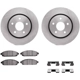 Purchase Top-Quality DYNAMIC FRICTION COMPANY - 6312-42029 - Front Disc Brake Kit pa3