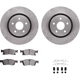 Purchase Top-Quality DYNAMIC FRICTION COMPANY - 6312-42055 - Front Disc Brake Kit pa2