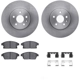 Purchase Top-Quality DYNAMIC FRICTION COMPANY - 6312-45027 - Front Disc Brake Kit pa1