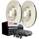 Purchase Top-Quality DYNAMIC FRICTION COMPANY - 6312-45028 - Front Disc Brake Kit pa1