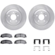 Purchase Top-Quality DYNAMIC FRICTION COMPANY - 6312-46043 - Front Disc Brake Kit pa1