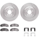 Purchase Top-Quality DYNAMIC FRICTION COMPANY - 6312-46043 - Front Disc Brake Kit pa2