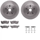 Purchase Top-Quality DYNAMIC FRICTION COMPANY - 6312-47008 - Front Brake Kit pa1