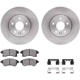 Purchase Top-Quality DYNAMIC FRICTION COMPANY - 6312-47066 - Front Disc Brake Kit pa2