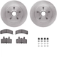Purchase Top-Quality DYNAMIC FRICTION COMPANY - 6312-48020 - Front Disc Brake Kit pa5