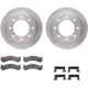 Purchase Top-Quality DYNAMIC FRICTION COMPANY - 6312-48036 - Front Disc Brake Kit pa4