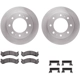 Purchase Top-Quality DYNAMIC FRICTION COMPANY - 6312-48037 - Front Disc Brake Kit pa3