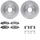 Purchase Top-Quality DYNAMIC FRICTION COMPANY - 6312-48057 - Front Disc Brake Kit pa1